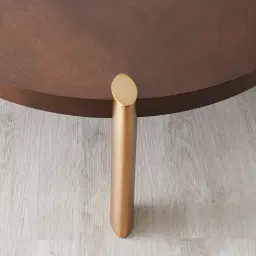 Dale II Round Coffee Table Small Brown