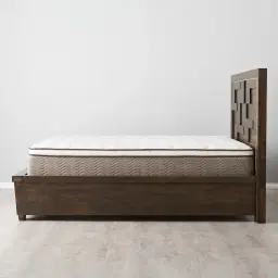 Montana Deep Brown Wooden Queen Bed