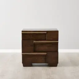 Montana Deep Brown Wooden Side Table