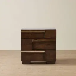 Montana Deep Brown Wooden Side Table