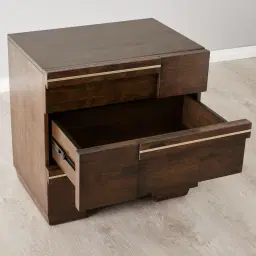 Montana Deep Brown Wooden Side Table