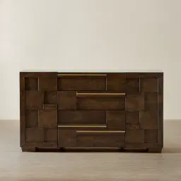 Montana Deep Brown Wooden Dresser