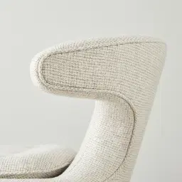 Tarrington Dove Grey Woven Fabric Occasional Chair