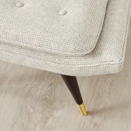 Tarrington Dove Grey Woven Fabric Occasional Chair