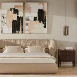 Beckham Brown Wooden Bedside Table