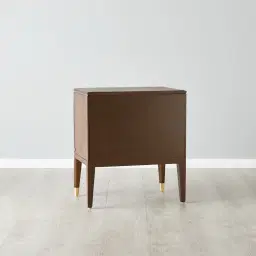 Beckham Brown Wooden Bedside Table