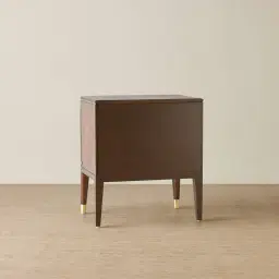 Beckham Brown Wooden Bedside Table