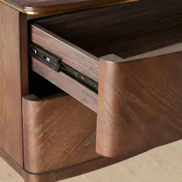 Beckham Brown Wooden Bedside Table