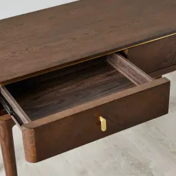 Beckham Brown Wooden Console Table