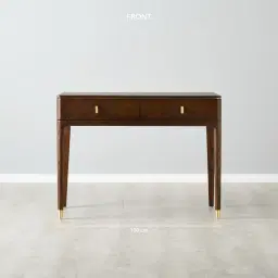 Beckham Brown Wooden Console Table