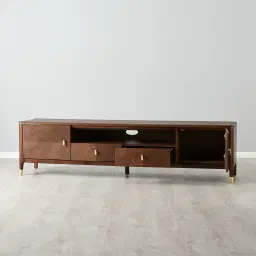 Beckham Brown Wooden Entertainment Unit