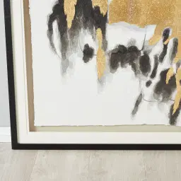 Golden Specter Shadow Box With Black Frame