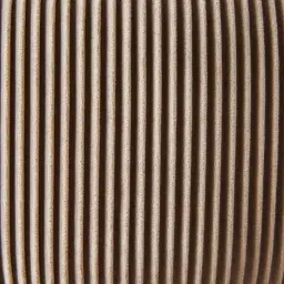 Hollis Beige Velvet Ottoman