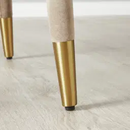 Adrianna Beige Velvet Dining Chair