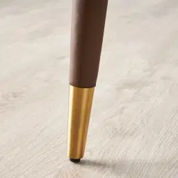 Adrianna Tuscan Brown Vegan Leather Dining Chair