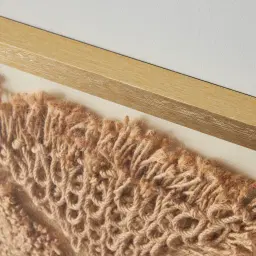 Insurgent Hemp Rope Shadow Box with Golden Frame