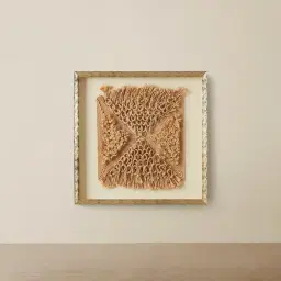 Insurgent Hemp Rope Shadow Box with Golden Frame