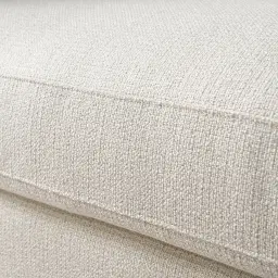 Clementine Chestnut White Woven 2-Seater Fabric Sofa