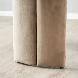 Delaney Beige Velvet Dining Chair