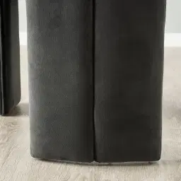 Delaney Charcoal Velvet Dining Chair