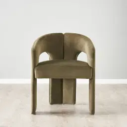 Delaney Olive Green Velvet Dining Chair