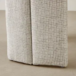Delaney Dove Grey Woven Fabric Dining Chair