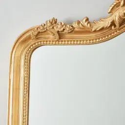 Circe Antique Gold Wooden Mirror