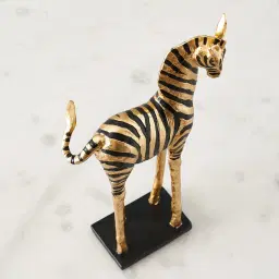 Golden Zebra Decorative