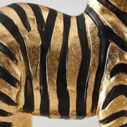 Golden Zebra Decorative