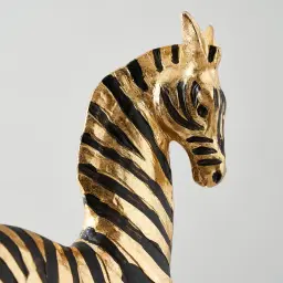 Golden Zebra Decorative