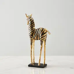 Golden Zebra Decorative