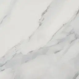 Archie Black Round Side Table with White Sintered Stone Top