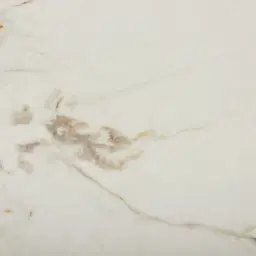 Terzetto Pandora Brown Sintered Stone Round Coffee Table Low - Medium Brown Wooden Legs