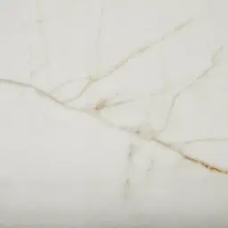 Terzetto Pandora Brown Sintered Stone Curved Dining Table- Medium Brown Wooden Legs