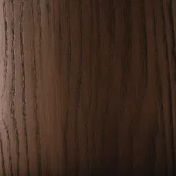 Terzetto Pandora Brown Sintered Stone Curved Dining Table - Dark Brown Ash Legs