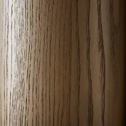 Terzetto Pandora Brown Sintered Stone Round Side Table - Medium Brown Wooden Legs