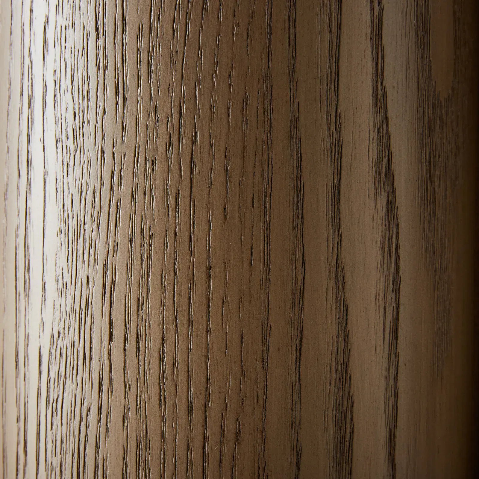 Terzetto Pandora Brown Sintered Stone Round Side Table - Medium Brown Wooden Legs