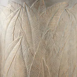 Maliyah Brass Washed Fibre Clay Tall Planter - Set of 2