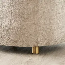 Malta II Beige Latte Chenille Fabric Occasional Chair