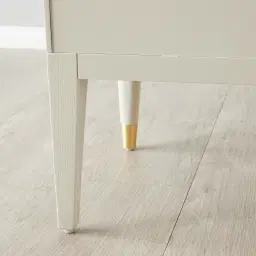 Beckham White Bedside Table