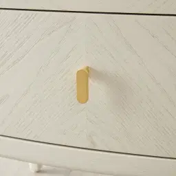 Beckham White Bedside Table