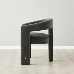 Sabrina II Charcoal Velvet Dining Chair