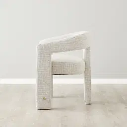 Sabrina II Dove Grey Fabric Dining Chair