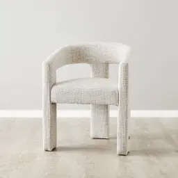 Sabrina II Dove Grey Fabric Dining Chair