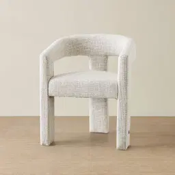 Sabrina II Dove Grey Fabric Dining Chair