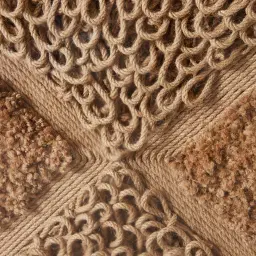 Insurgent Hemp Rope Shadow Box with Light Brown Frame