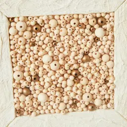 Closure Paper Pulp Shadow Box with Light Brown Frame