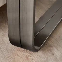 Marbella 2-Layered Cold Calacatta White Sintered Stone Coffee Table - Black Nickel Frame