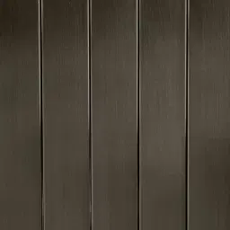 Marbella Cold Calacatta White Sintered Stone Side Table - Black Nickel Frame