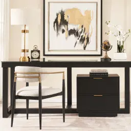 Dorothy Medium Brown Wooden Desk
